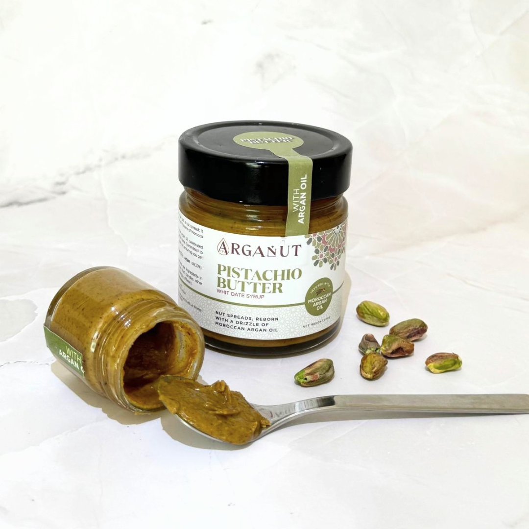 Pistachio Butter with Argan oil & Date syrup - Smooth - 200g